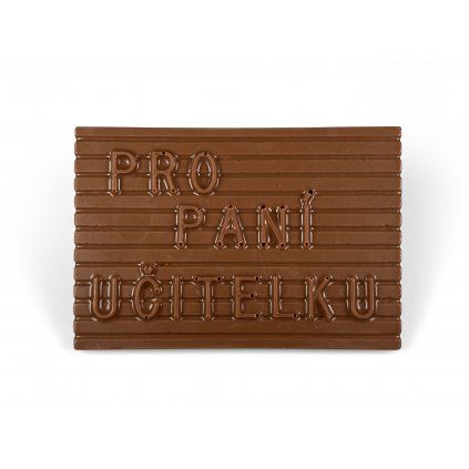 Čokoláda Pro paní učitelku mléčná, 80g