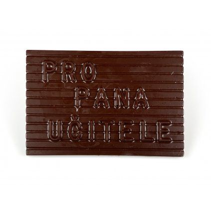 Čokoláda Pro pana učitele hořká, 80g